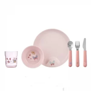 mepal-little-dutch-108041065243-set-pappa-6-pezzi-posate-piatto-ciotola-bicchiere-svezzamento-12-18-mesi-flowers-and-butterflies-bambina-rosa-00_1024x1024