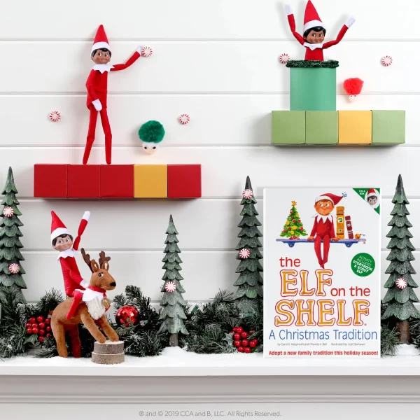 9780960066582-the-elf-on-the-shelf-libro-della-tradizione-natalizia-con-elfo