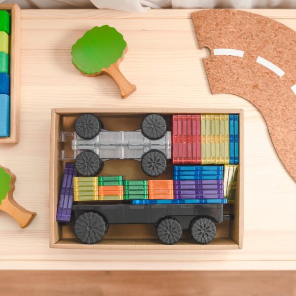 Connetix-tiles-costruzioni-magnetiche-50-Pezzi-Rainbow-Transport-Pack