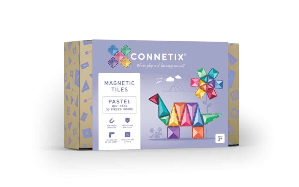 Pastel-Mini-Pack-32-pc-costruzioni-magnetiche-pastello-Connetix-Tiles