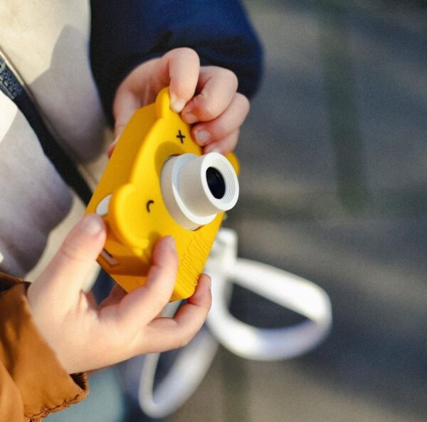 hoppstar-macchina-fotografica-rookie-gialla-miele-per-bambini