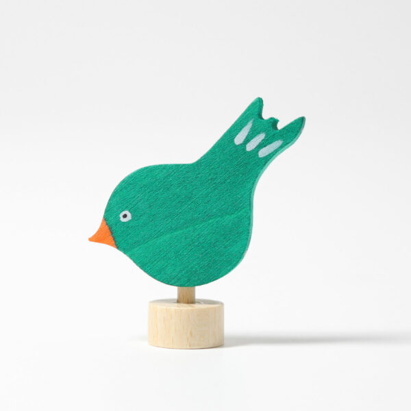 Figura-decorativa-legno-uccellino-verde-Grimms-03531