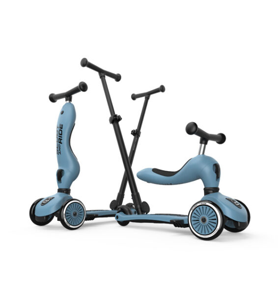 Highwaykick-1-Push-and-Go-scoot-and-ride-monopattino-trasformabile-azzurro-steel