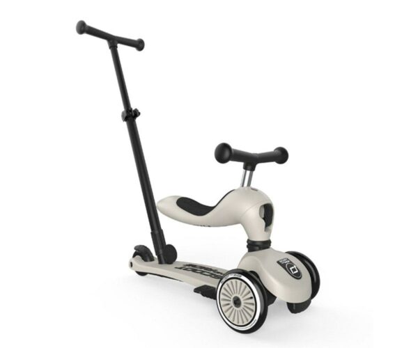 Monopattino-2-in-1-PushGo-HIGHWAYKICK-1-Ash-Scoot-and-Ride con barra